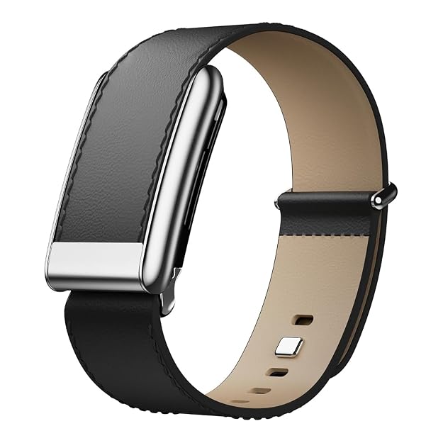 Whoop 5.0(One /Peak)- Leather Adjustable Replacement Band - Black (Strap only)