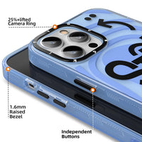 Youngkit Blue Happy Mood Magsafe case for iPhone 14 Pro