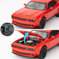 1:32 Scale Red Alloy Metal Pull Back Die-cast Dodge Challenger car