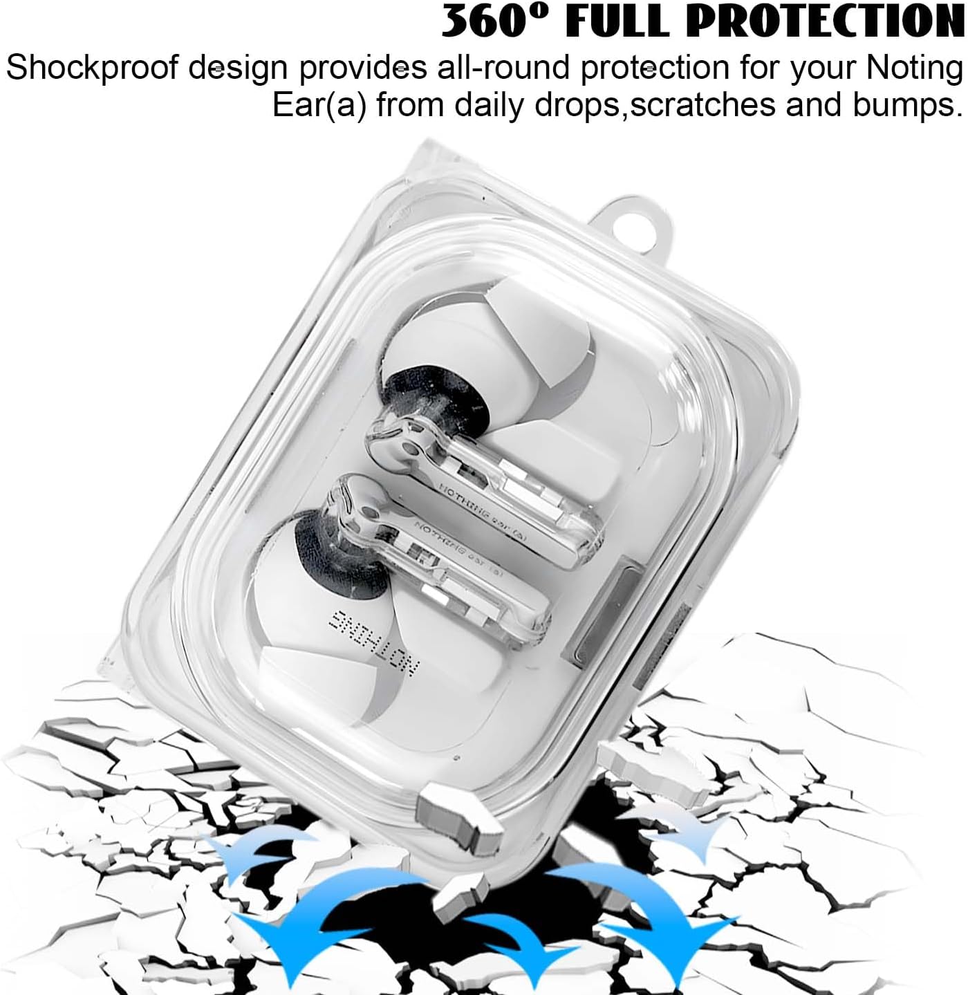 Transparent Protective Case for Nothing Ear(a)