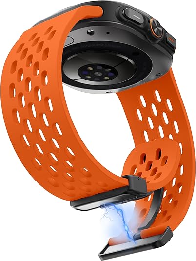 Orange Silicone Sport Breathable Bands for Galaxy Watch Ultra