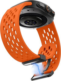 Orange Silicone Sport Breathable Bands for Galaxy Watch Ultra