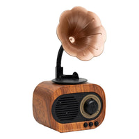 Retro Bluetooth Speaker | Vintage Gramophone Style with HD Sound