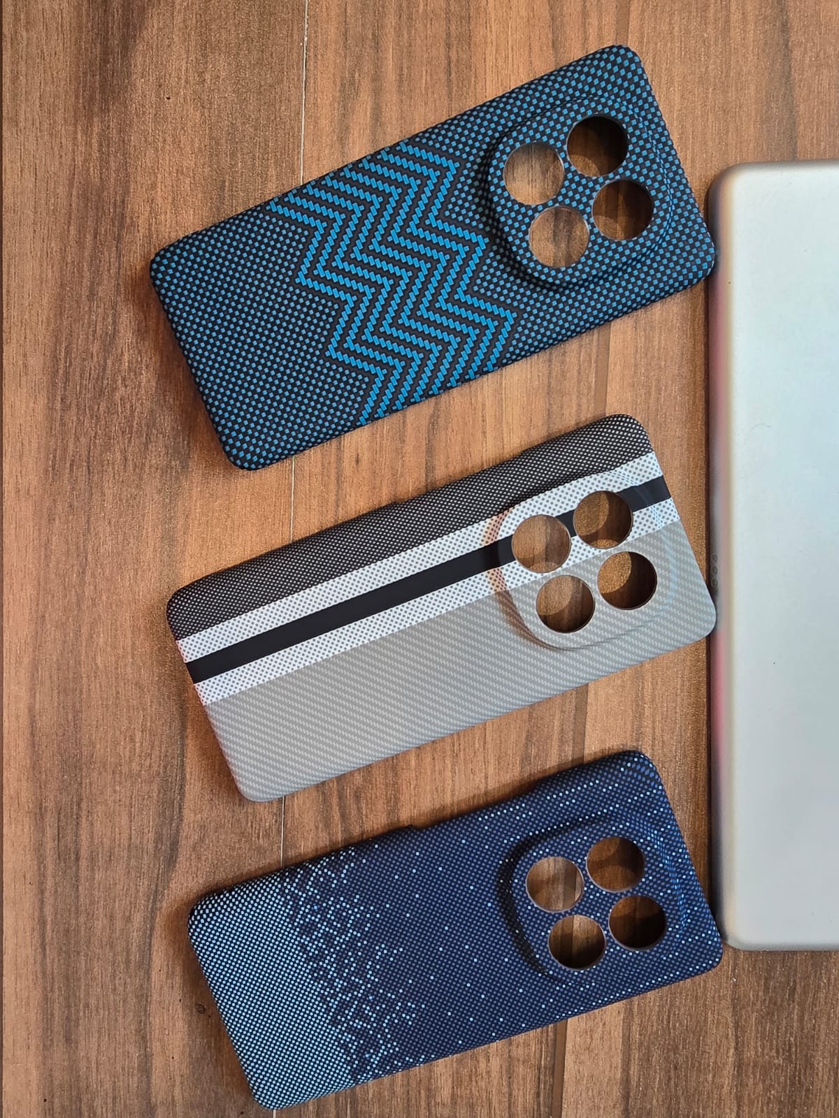 Ultra-thin Kevlar Pattern design case for Redmi Note 14 Pro+ - Grey