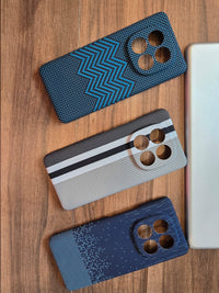 Ultra-thin Kevlar Pattern design case for Redmi Note 14 Pro+ - Grey