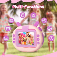 Kids Camera 180° Flip Screen HD 1080P Toddlers Digital Camera