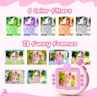 Kids Camera 180° Flip Screen HD 1080P Toddlers Digital Camera