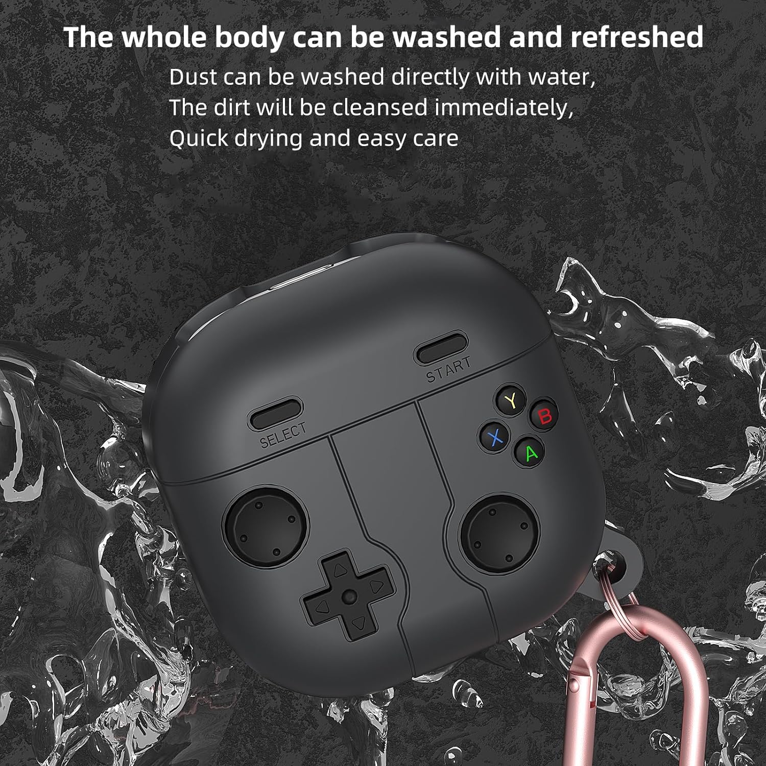 Black Gamepad Case For Samsung Galaxy Buds