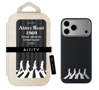 Black Abbey Road 1969 - Intangible Cultural Heritage Bamboo Weave Kevlar Aramid Fiber iPhone (AIRITY Brand) Magnetic 17 Promax Phone Case