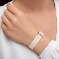 Creamy White Google Fitbit Air Silicone Watch Strap Quick Release Band
