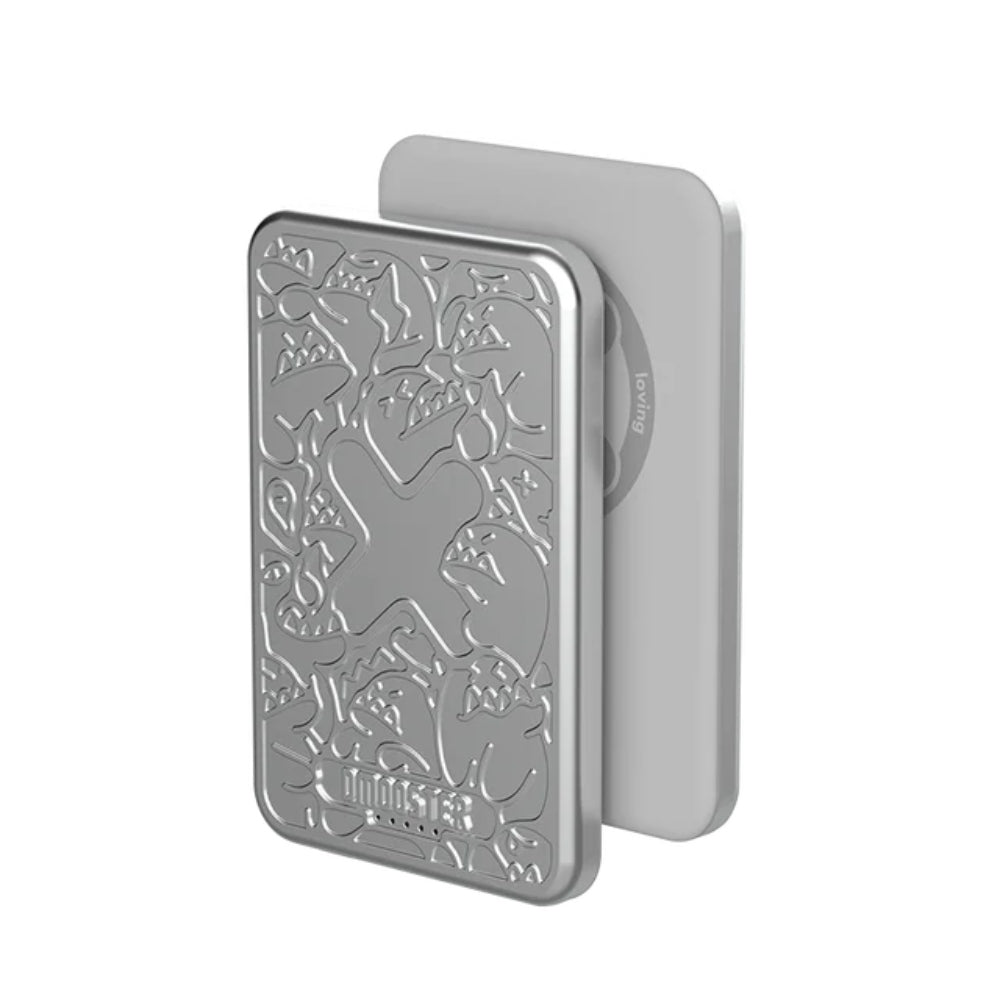 Silver Dmooster D50 MagSafe Power Bank 5000mAh