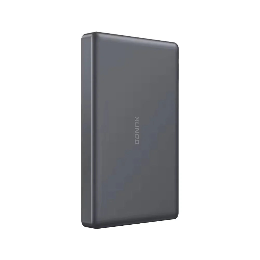 XUNDD 10000 mah Mini Slim Metal Magnetic PD Power Bank - Black