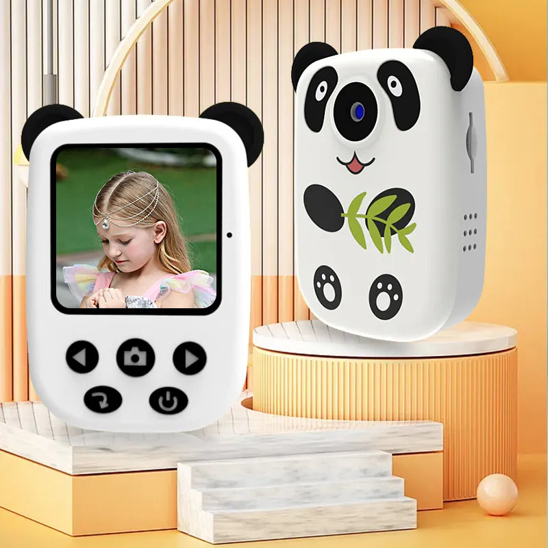 Panda Thumb Digital Camera for Kids with Built-In Microphone and MP3 Player