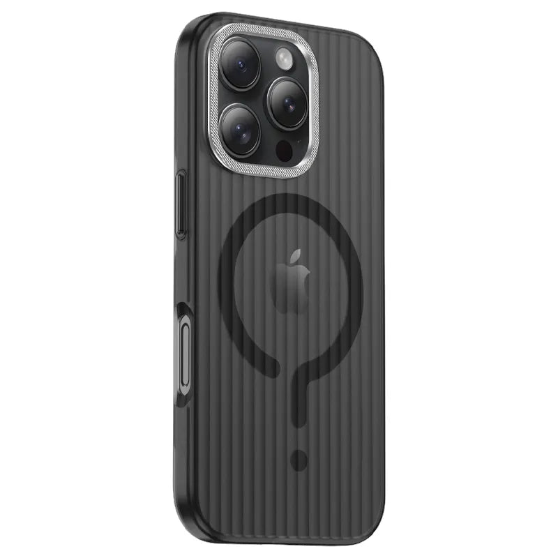 Slimfit TPU Back Cover for Apple iPhone 16 Pro (MagSafe Charging Support, Black)