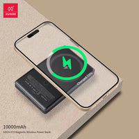 XUNDD 10000 mah Mini Slim Metal Magnetic PD Power Bank - Black