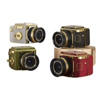 Red Vintage Digital Camera, 64MP 2.7K Retro Point and Shoot Camera with Autofocus, 2" IPS Waist-Level Screen & 16GB TF Card, 16X Zoom Compact Photography Camera