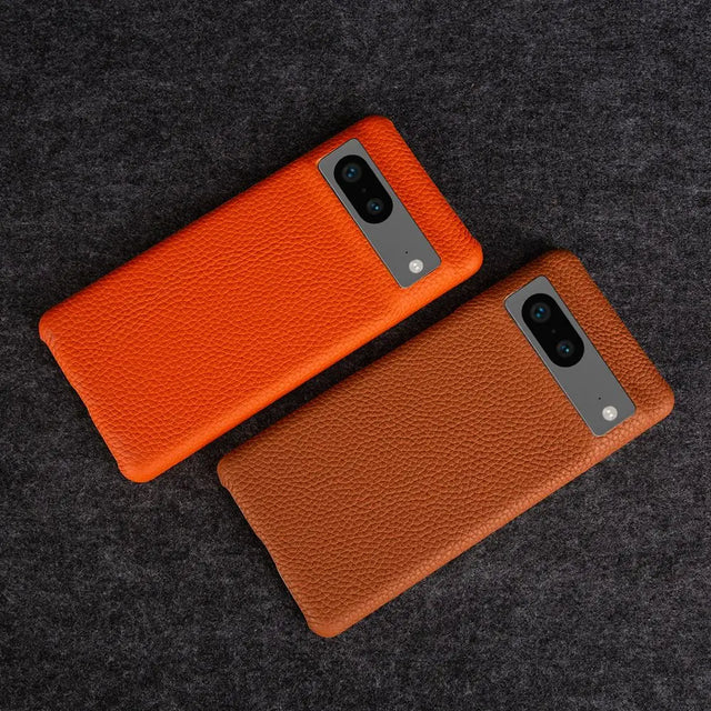 Orange Premium Leather case for Google Pixel 8/8 Pro