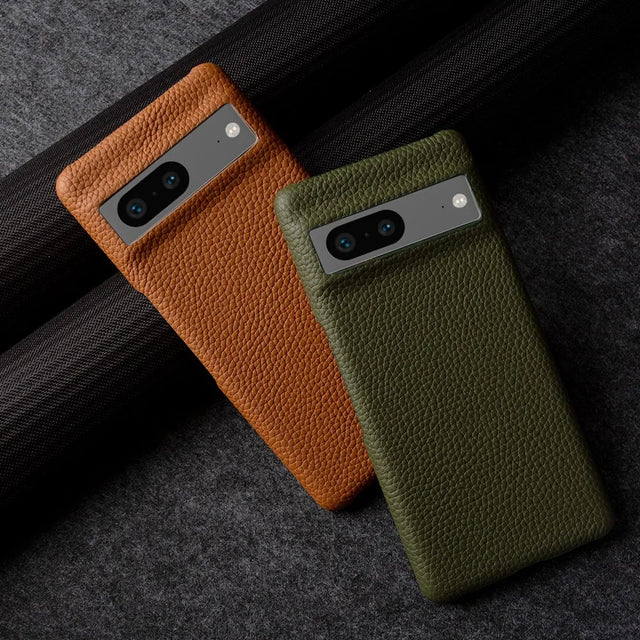 Orange Premium Leather case for Google Pixel 8/8 Pro