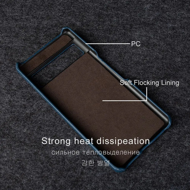 Pink Premium Leather case for Google Pixel 8/8 Pro