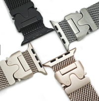 New Black Milanese Loop bracelet Strap Band for Apple watch - 42/44/45/49 MM