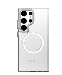 Youngkit Clear MagSafe Samsung Galaxy S25 Ultra Case - Silver