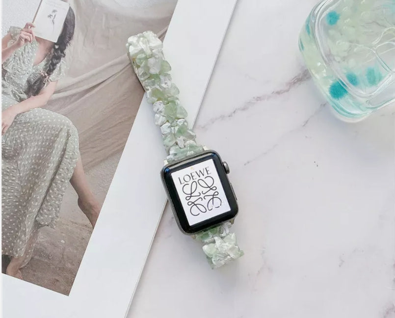 Butterfly Resin Band Strap Bracelet for Apple Watch Ultra 8 7 6 5 4 3 2 - Green - 38/40/41