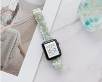 Butterfly Resin Band Strap Bracelet for Apple Watch Ultra 8 7 6 5 4 3 2 - Green - 38/40/41