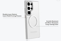 Youngkit Clear MagSafe Samsung Galaxy S25 Ultra Case - Silver