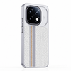 White Carbon fiber pattern Matte Hard PC case for iQOO 15