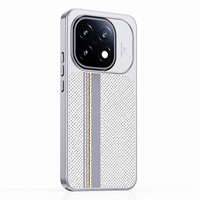 White Carbon fiber pattern Matte Hard PC case for iQOO 15