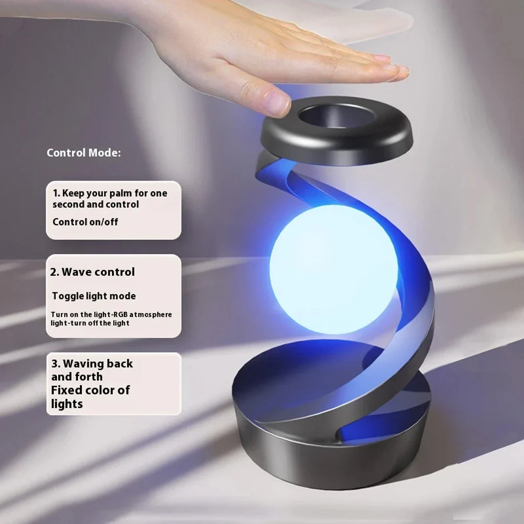 Rotating Suspension Lamp with Wireless Charger