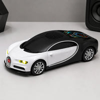 WS-660 Hypercar Bluetooth Speaker with LED Starry-Sky Display, Portable with HD Sound, LED Party Light, TWS Pairing, FM/USB/TF Playback, Built-in Mic