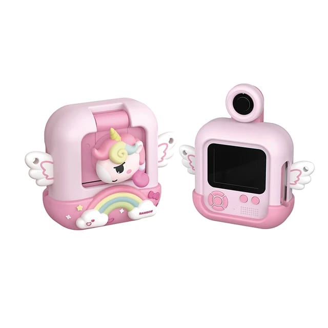 Instant Print Camera for Kids,48MP Unicorns Digital Camera(Pink)