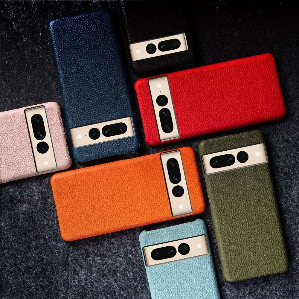 Black Premium Leather case for Google Pixel 8/8 Pro