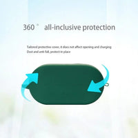 Green Silicone Case Cover Compatible with JLAB GO Air True