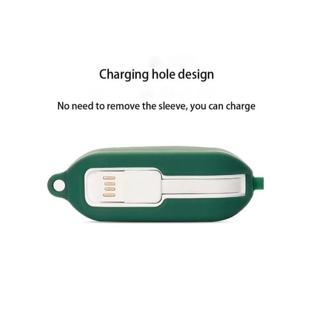 Black Silicone Case Cover Compatible with JLAB GO Air True