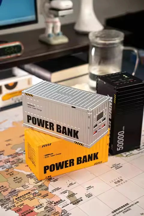 WOPOW PD35 Creative Container Outdoor Fast Charging Power Bank 50000mah - Yellow