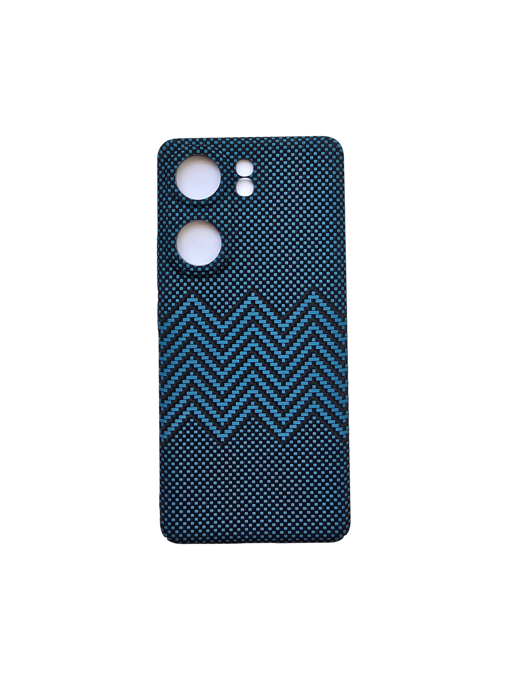 Ultra-thin Kevlar Pattern design case for iqoo Z9 Pro  - Blue Waves