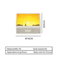 Sunrise Wake-up Light Alarm clock/ Bluetooth Speaker/ Digital Display/12 White Noise Sounds/ 13 Scenes with remote