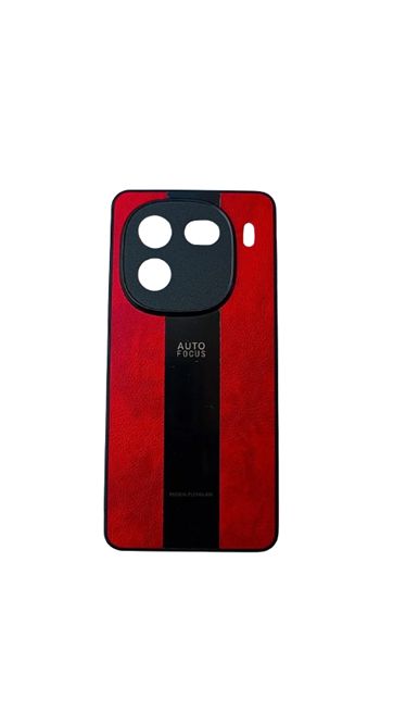 Red Slim Lightweight Shockproof Matte Back Cover for iQOO 12