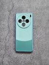 Cyan Hard Rigid Plastic Matte Finish Case Back Cover for Vivo X100