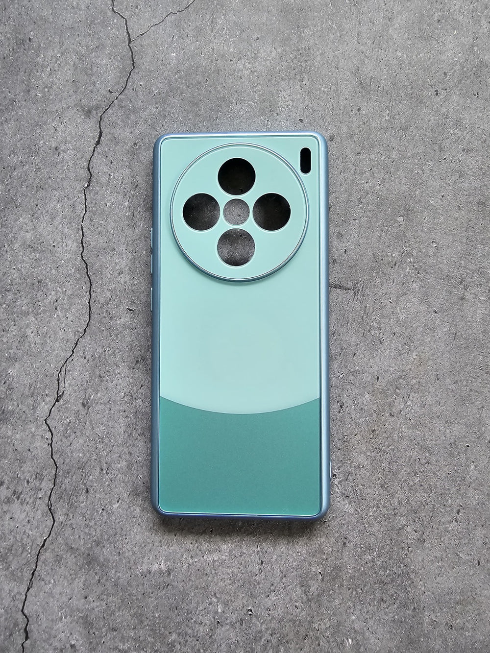 Cyan Hard Rigid Plastic Matte Finish Case Back Cover for Vivo X100