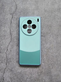Cyan Hard Rigid Plastic Matte Finish Case Back Cover for Vivo X100