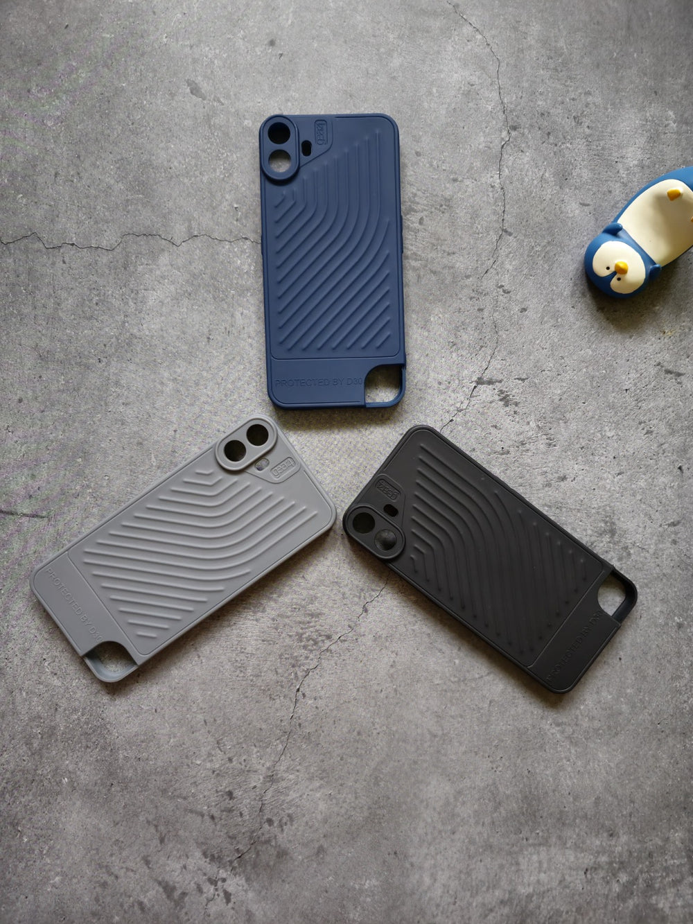 Black Silicone Back Cover Case for CMF by Nothing Phone 1