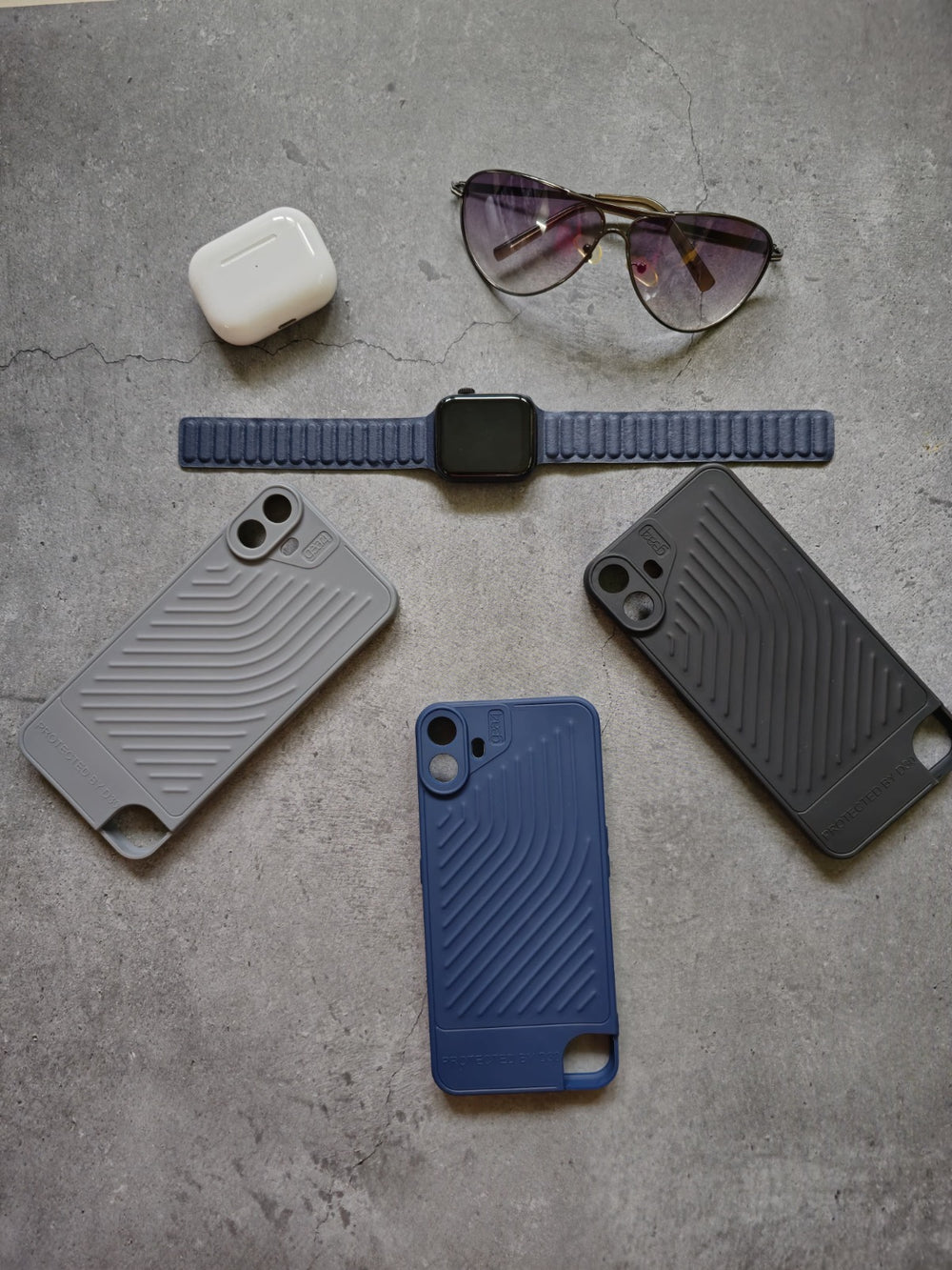 Black Silicone Back Cover Case for CMF by Nothing Phone 1