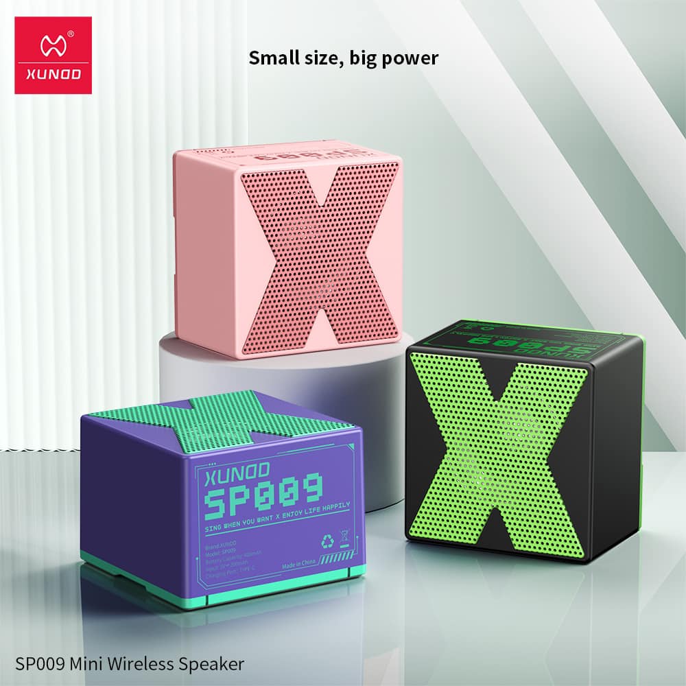 Xundd Outdoor Mini Bluetooth Speaker - Pink