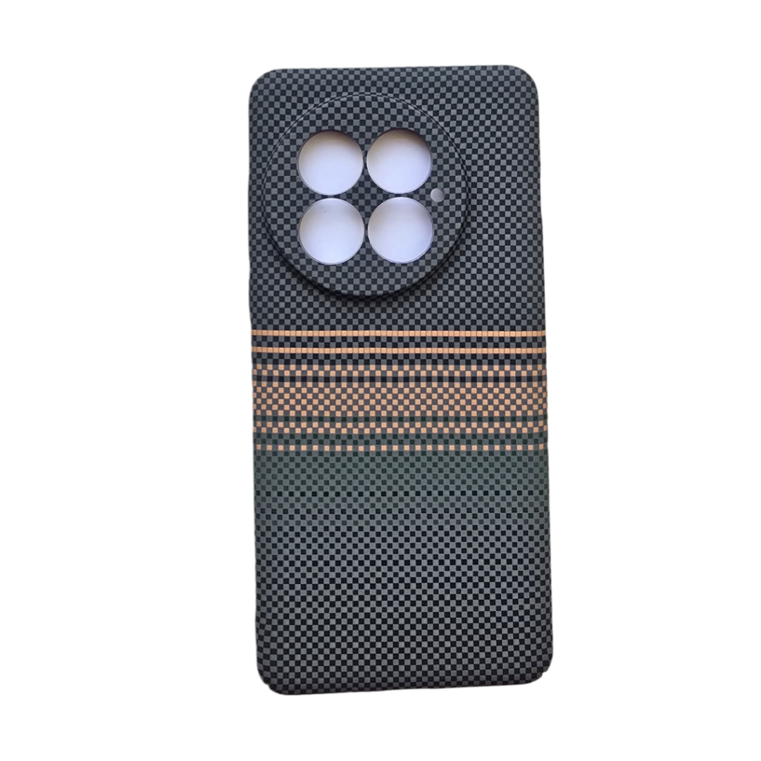 Ultra-thin Kevlar Pattern design case for OnePlus 13 - Grey