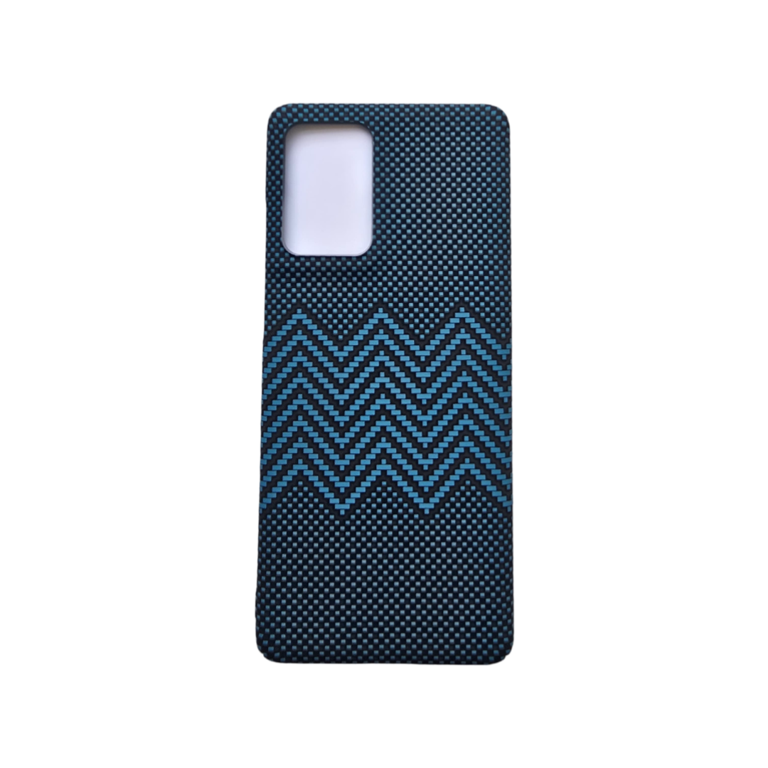 Ultra-thin Kevlar Pattern design case for Moto Edge 50 Fusion - Blue Waves