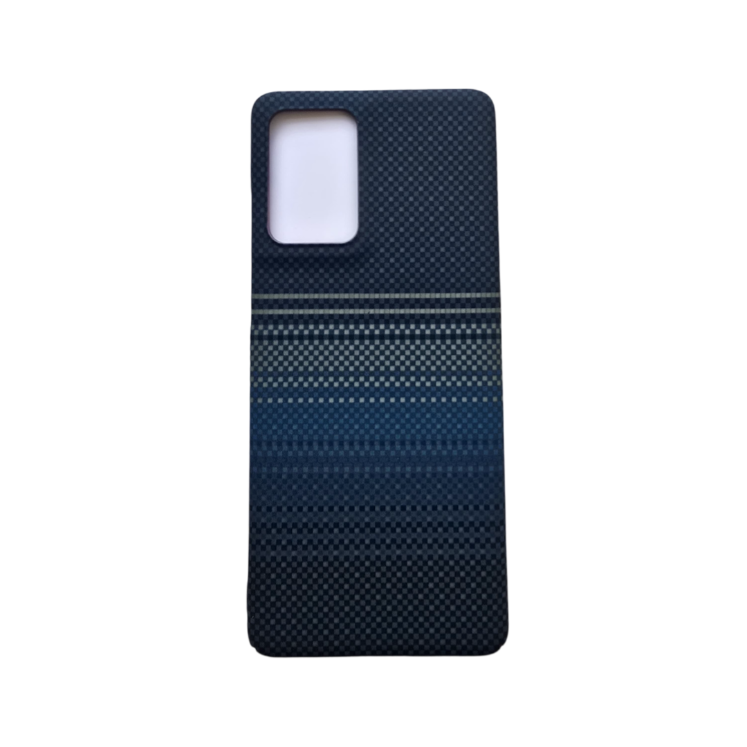 Ultra-thin Kevlar Pattern design case for Moto Edge 50 Fusion - Blue