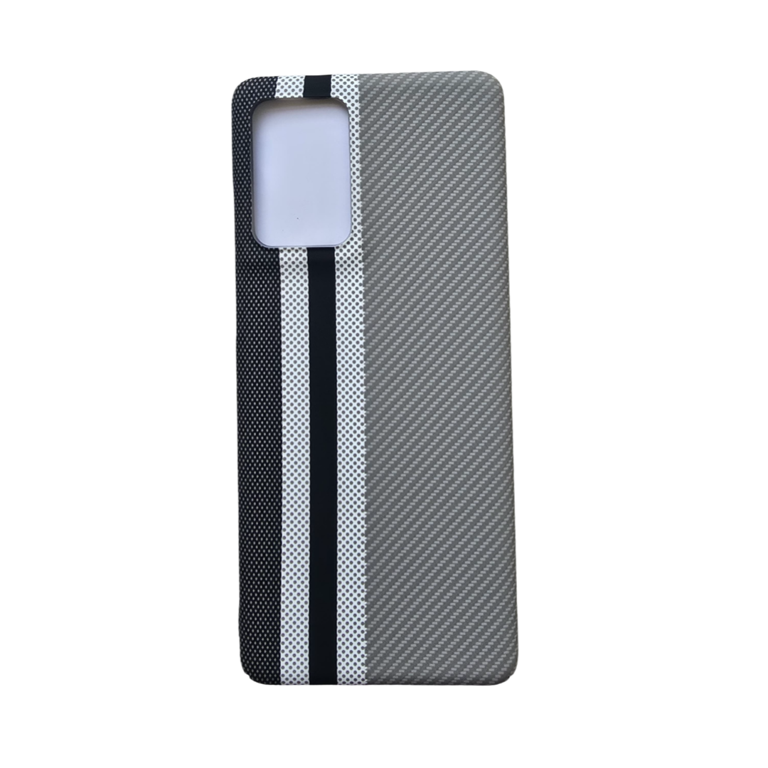 Ultra-thin Kevlar Pattern design case for Moto Edge 50 Fusion - Grey Line